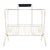 White Metal Magazine Rack, 1950s For Sale