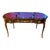 French Rococo Style Copper Desk Table With Gold Details For Sale