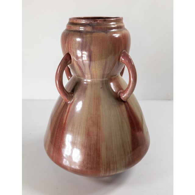 Early 20th Century French Art Nouveau Pottery Vase, Signed For Sale - Image 4 of 14