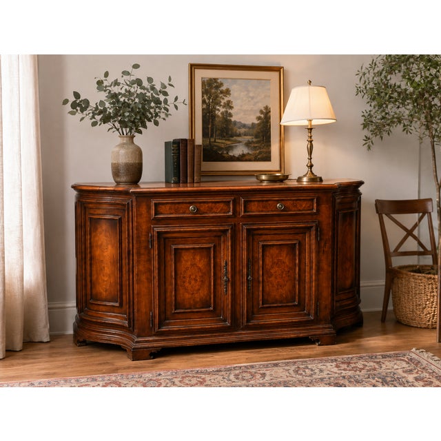 Vintage French Provincial 4-Door Sideboard, 1940s For Sale - Image 13 of 15