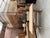 This antique solid oak table has been fully restored. It features a beautiful, thick tabletop and a sturdy base with a...
