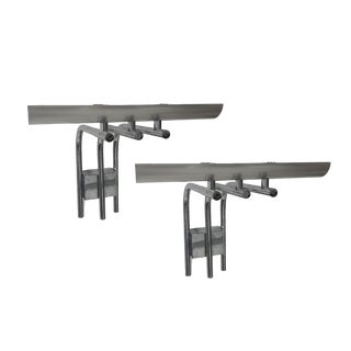 Vintage Studio Wall Lighting in Chrome Metal, 1978, Set of 2 For Sale