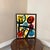 Early 21st Century Peter Keil Miro Style Abstract Colorful Painting, Framed For Sale - Image 9 of 11