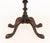 Late 19th Century Queen Anne Style Mahogany Pie Crust Top Tea Table For Sale - Image 5 of 6