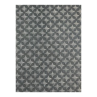 Peter Fasano Luma Linen Fabric 2 Yards Blueberry For Sale