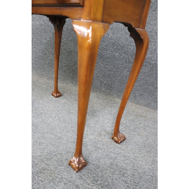 Council Mahogany Claw & Ball Console For Sale - Image 10 of 10