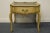 French Provincial John A. Colby & Sons French Provincial Pickled Wood 25" Square Accent End Table For Sale - Image 3 of 13