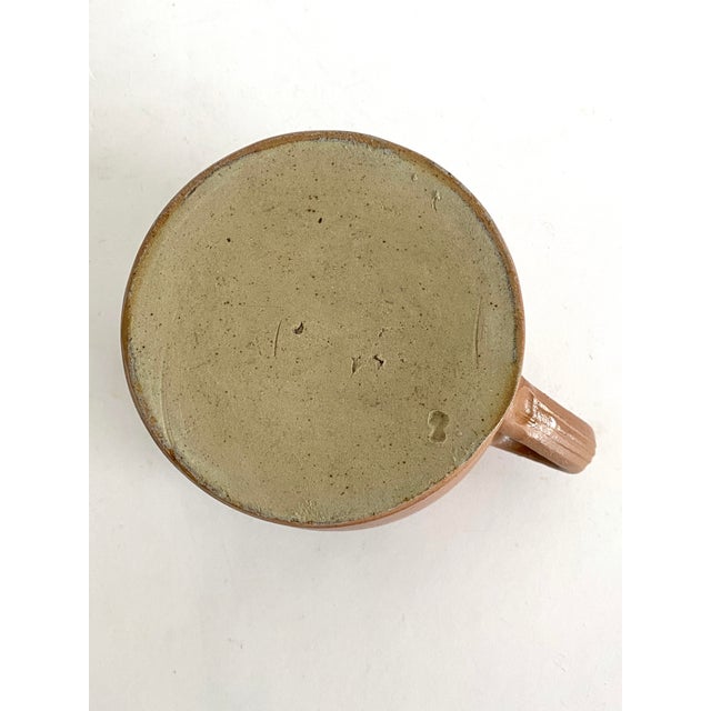 1950s French Burgundy Stoneware Pot For Sale - Image 9 of 9