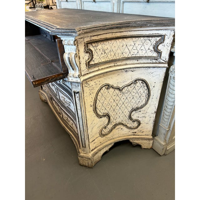 19th Century Antique Italian Venetian Commode Secretaire For Sale - Image 5 of 8