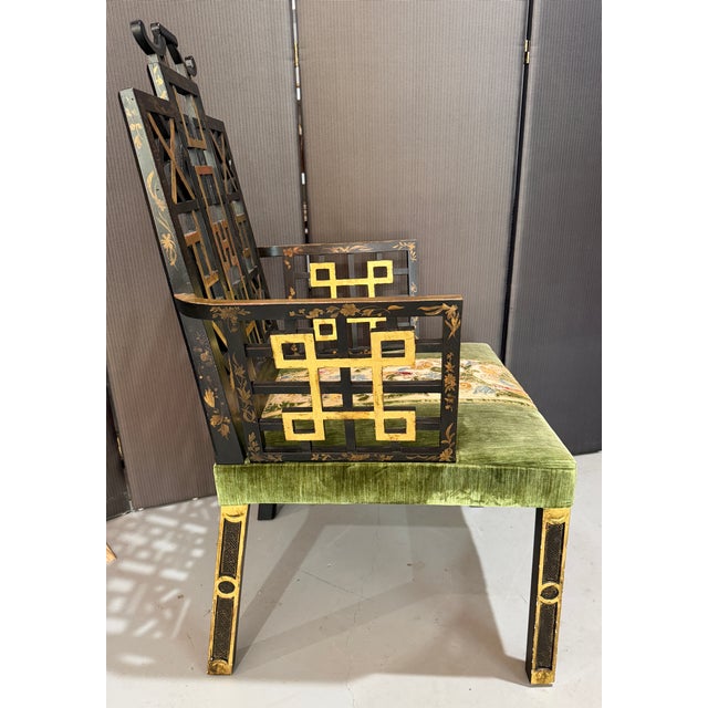 Badminton Chair, Authentic Reproduction, by Ann Getty House For Sale - Image 4 of 14