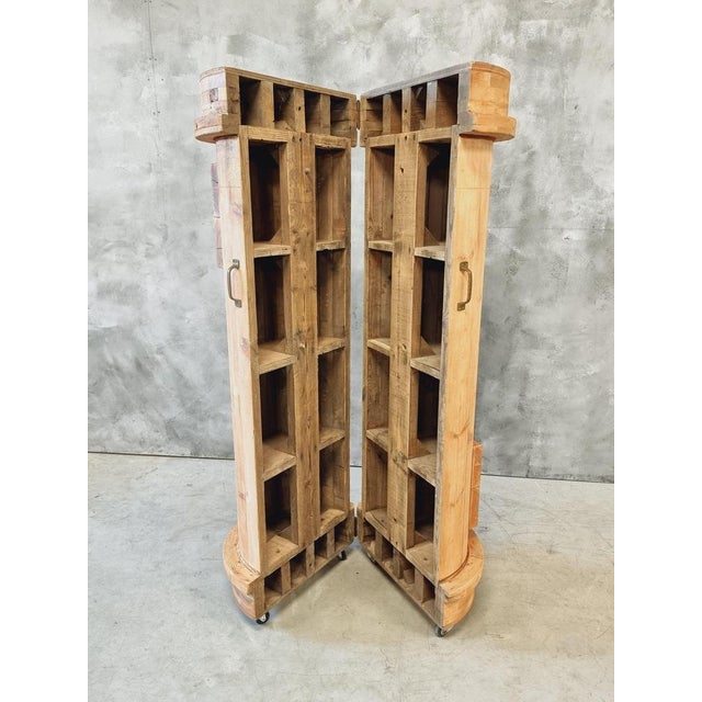 Vintage Industrial Drinks Cabinet in Pine, 1930s For Sale - Image 16 of 18