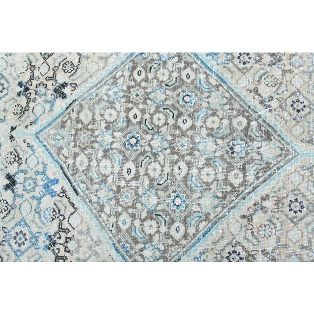 1970s Vintage Persian Handmade Wool Cotton Light Brown Area Rug For Sale - Image 9 of 11