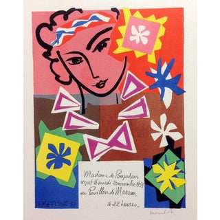 1960 Henri Matisse 43, Lithograph Bal De l'Ecole Des Arts Decoratifs, Art in Posters For Sale