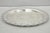 Vintage Victorian Style Round Silver Plated 15" Bar Serving Platter Tray by Home Decorators Inc. Circa Late 20th Century....