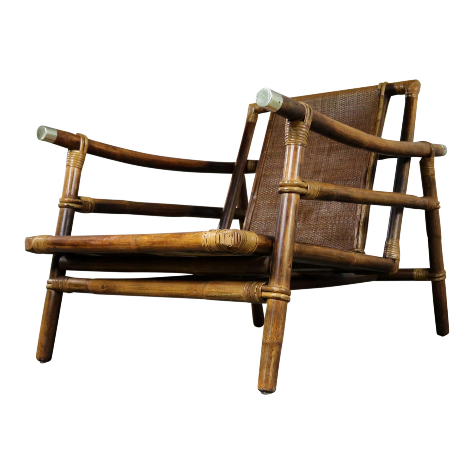 John Wisner For Ficks Reed Rattan Lounge Chair Chairish