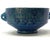 Mid-Century Modern Blue Rimini, 2-Handled Fruit Bowl Attributed to Aldo Londi for Bitossi, Italy, Circa 1960s For Sale - Image 3 of 6