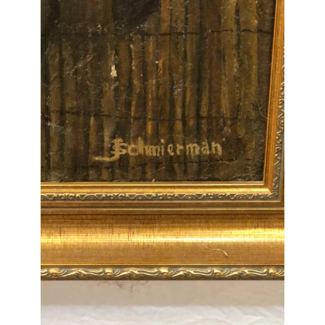 18th Century European 18th Century Original Oil Painting Signed on the Bottom, Framed For Sale - Image 5 of 6