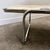 Large Italian Calacatta Violetta Marble Coffee Table with Chrome Base, 1970s For Sale - Image 6 of 11