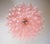 Gold Italian Pink Glass Ceiling Light Chandelier, Murano, 1990s For Sale - Image 8 of 17