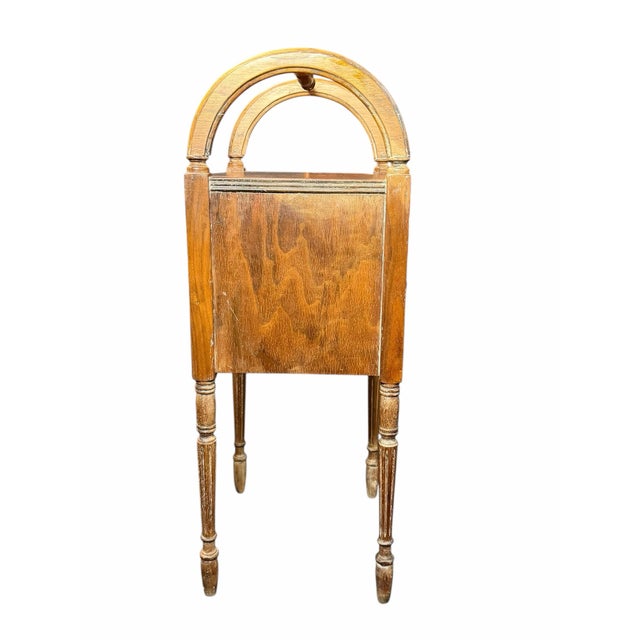 Elegant Vintage Humidor Cabinet, Copper Lined Stand For Sale - Image 4 of 7