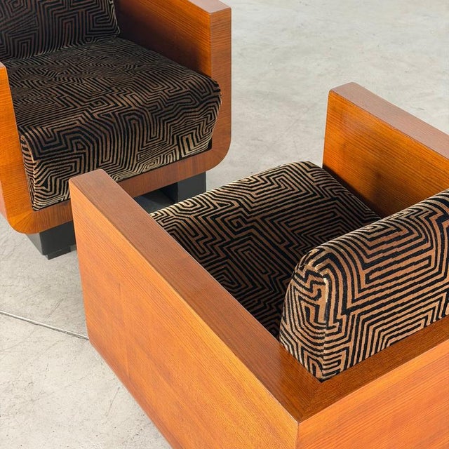 Rationalist Club Chairs by Giuseppe Pagano, 1930s, Set of 2 For Sale - Image 13 of 18