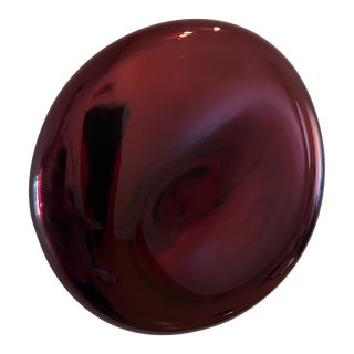 Mercury Drop Blown Glass, Medium Raspberry by Seth Fairweather For Sale