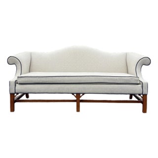 Ethan Allen Chippendale Camelback Sofa For Sale