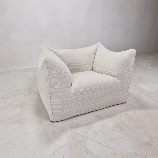 Iconic "le bambole" lounge or armchair by b&b italia, originally designed in 1972 by mario bellini and widely regarded as...