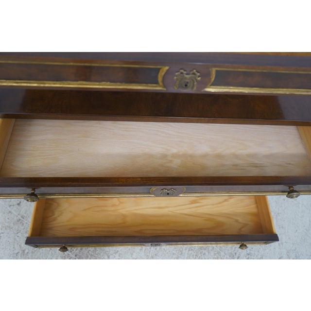 1990s Karges Walnut French Louis XVI 3 Tier Server For Sale - Image 5 of 18