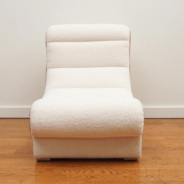The Camille Slipper Chair, shown here, is the newest addition to the MC HOME Collection. Inspired by a modular slipper...