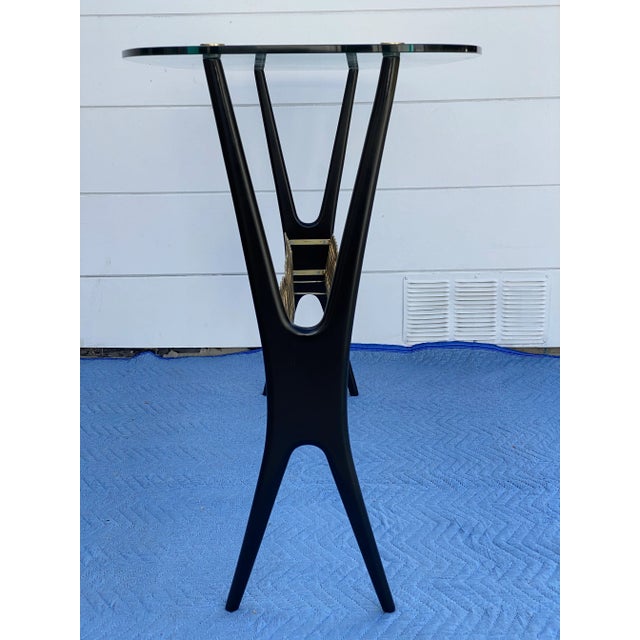 1950s 1950’s Italian X-Base Console Table For Sale - Image 5 of 13
