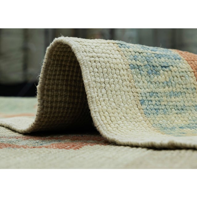 Beige Turkish Oushak Rug 13'7" x 20'8" #18525 For Sale - Image 8 of 8