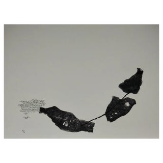 Rafael Ruz, Composition, 1986, Mixed Media on Paper For Sale