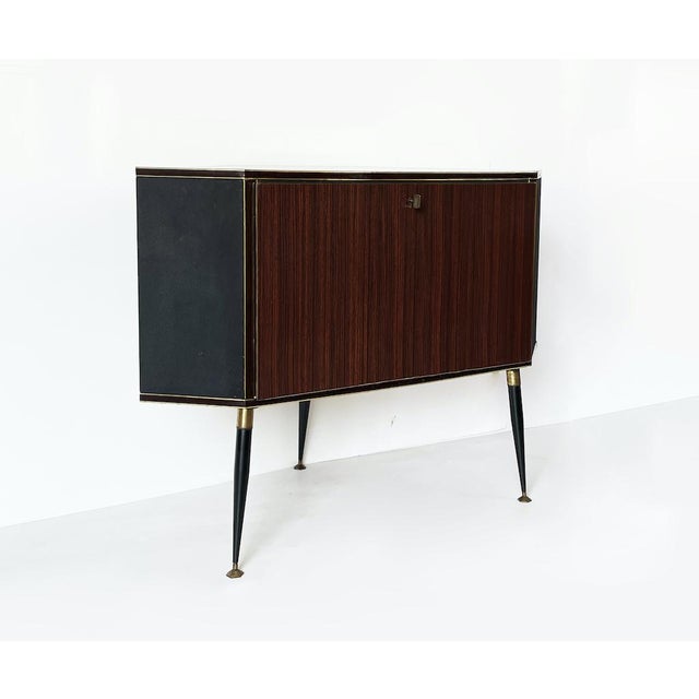 Vintage Bar Cabinet with Revolving Interior, 1950s For Sale - Image 14 of 14