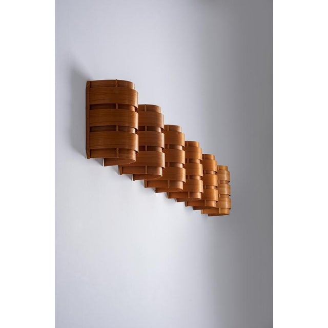 Model V155 Wall Lights by Hans-Agne Jakobsson, Sweden, 1970s, Set of 6 For Sale - Image 4 of 11