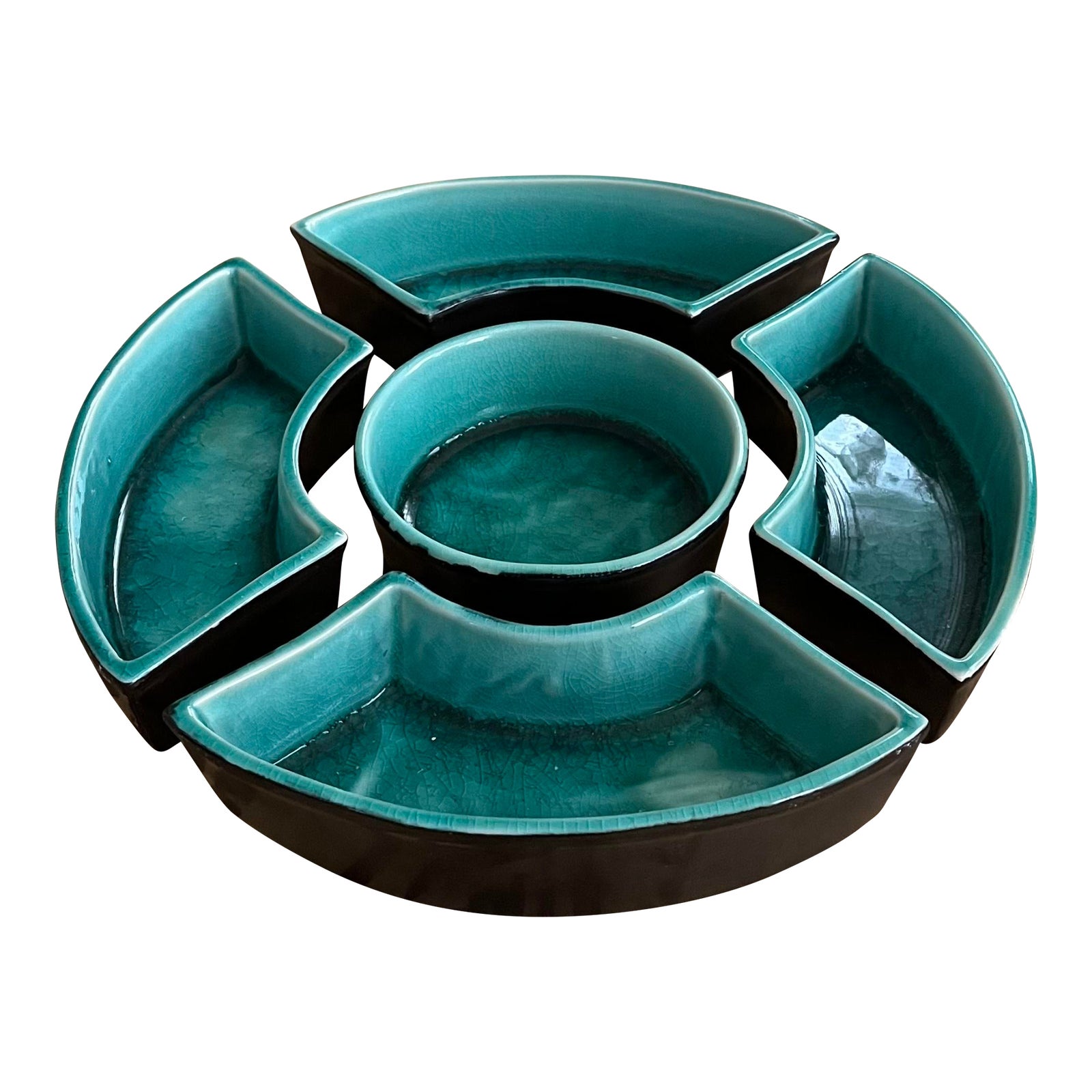 1970s FiveSectioned Serving Tray Chairish