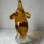 Vintage Amber /Honey Art Glass Elephant Large 8.5” Italy Hand Made .. For Sale - Image 11 of 12