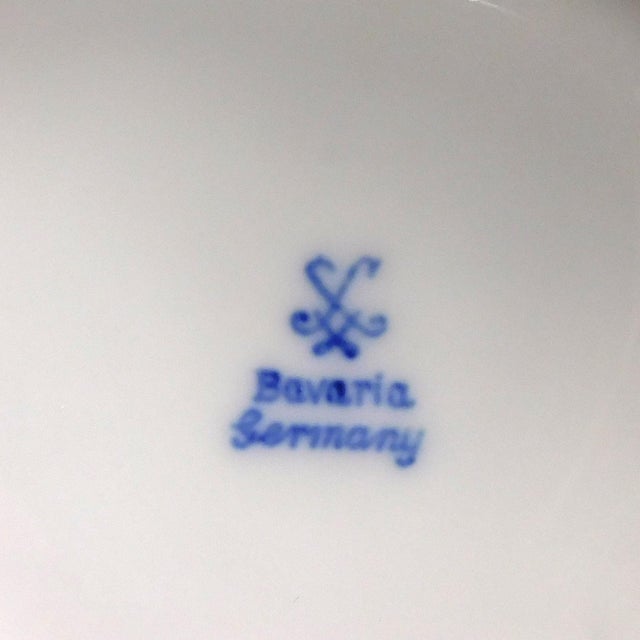 White 1950s White With Pink Rose Chocolate Pot Teapot With Lid For Sale - Image 8 of 8