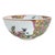 Oversized Chinese Rose Medallion Punch Bowl Flower Garden & Butterflies C1930 For Sale - Image 9 of 15