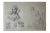 Empire Artist, Preparatory Drawing, 19th Century, Pencil on Paper For Sale