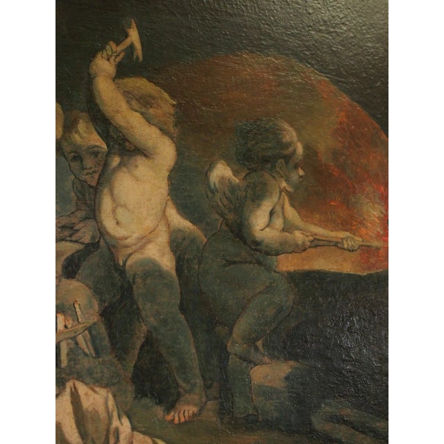 Early 19th Century 19th Century Italian Painting of Putti For Sale - Image 5 of 9