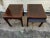 Chinese Late 20th Century Pair of Mahogany Chinese Chippendale Style End Tables With Writing Surfaces For Sale - Image 3 of 8