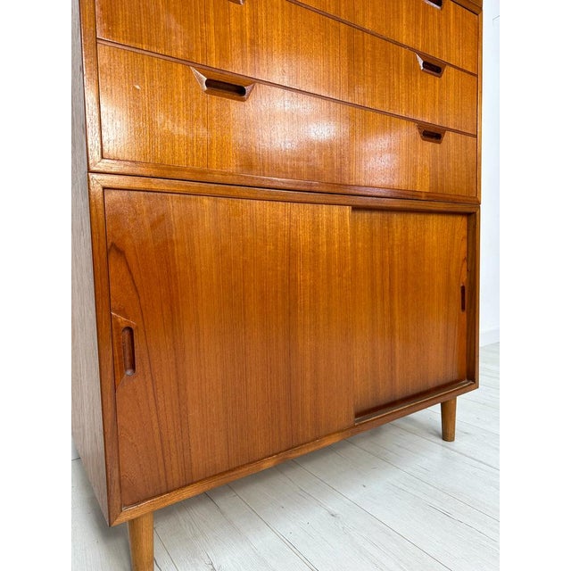 Mid-Century Danish Three-Piece Teak Cabinet, 1960s For Sale - Image 10 of 14