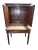 Traditional Early 1900s Dutch Rosewood Bonheur Du Jour Writing Desk and Mirrored Cabinet For Sale - Image 3 of 7