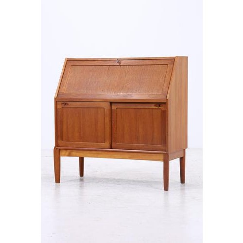Mid-Century Teak Secretary by H. W. Klein for Bramin For Sale - Image 4 of 18