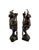 Rococo Mid-20th C Venetian-Style Moorish Figural Bronze Candlesticks - A Pair For Sale - Image 3 of 10