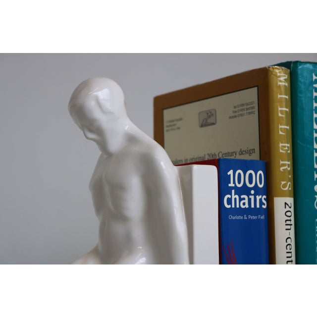 Vintage Dutch Art Deco Bookends by Godefridus Boonenkamp, 1925, Set of 2 For Sale - Image 4 of 12