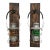 Vintage Railroad Lantern Wall Sconce on Rustic Wood Mounts (Pair) For Sale
