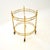 Mid-Century Modern Vintage French Brass Drinks Trolley, 1970s For Sale - Image 3 of 8
