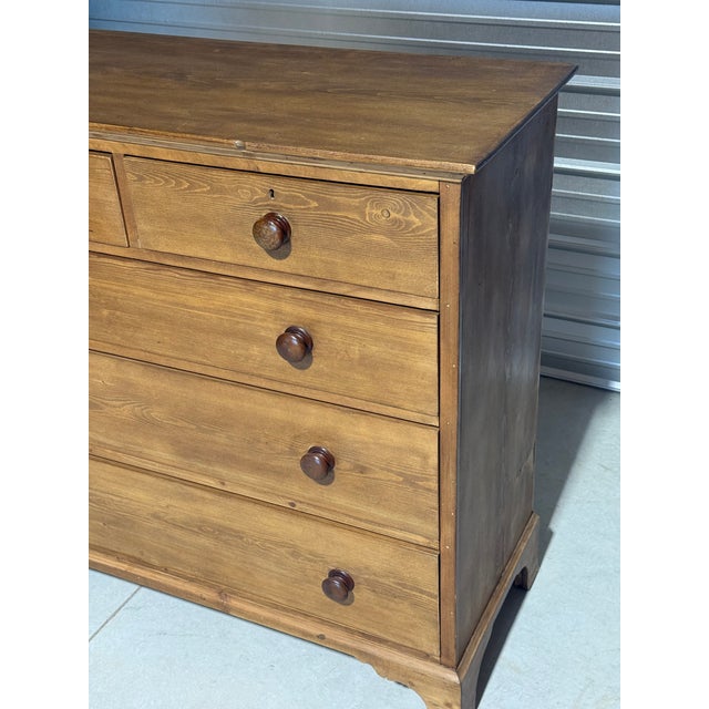 Antique Pine Two Over Three Drawers - Chest of Drawers From England For Sale - Image 11 of 18